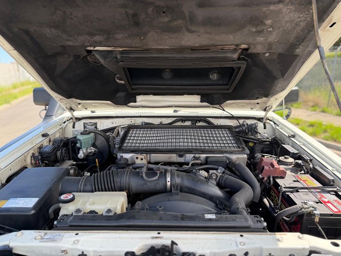 2019 Toyota Landcruiser Workmate VDJ79R 4X4 Dual Range French Vanilla