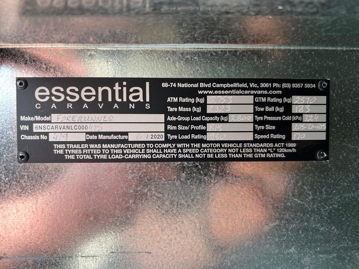 2020 Design RV Forerunner Van 5, 20'