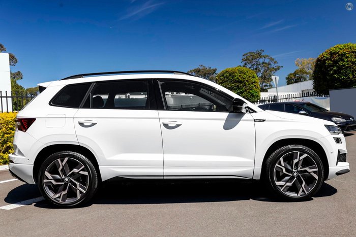 2025 SKODA Karoq 140TSI Sportline NU MY25 AWD Moon White
