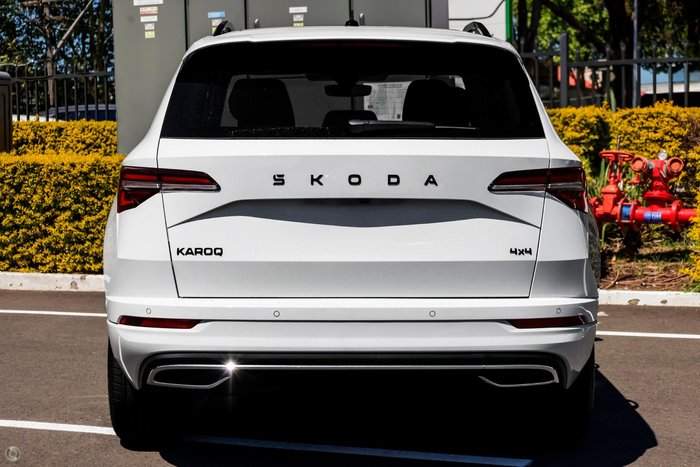 2025 SKODA Karoq 140TSI Sportline NU MY25 AWD Moon White