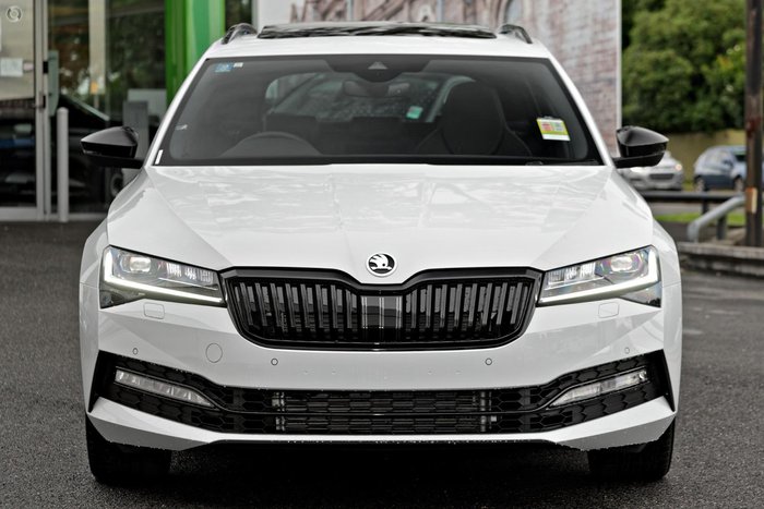 2024 SKODA Superb 206TSI SportLine NP MY24 4X4 Constant Moon White
