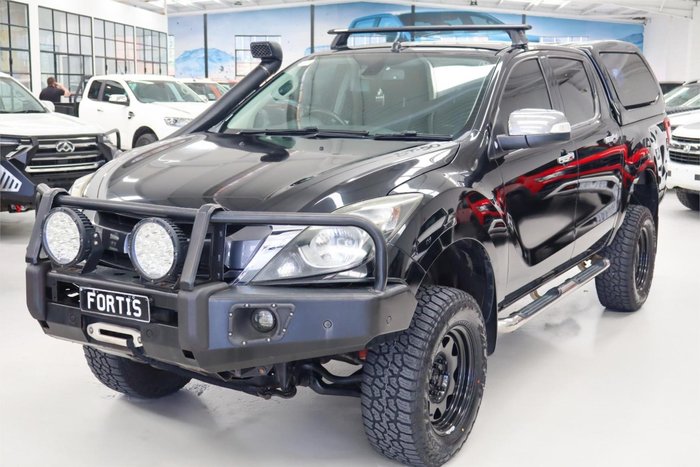 2017 Mazda BT-50 GT UR 4X4 Dual Range Jet Black