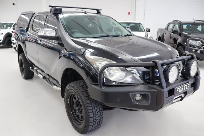 2017 Mazda BT-50 GT UR 4X4 Dual Range Jet Black