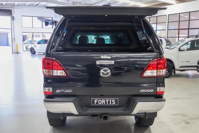 2017 Mazda BT-50 GT UR 4X4 Dual Range Jet Black