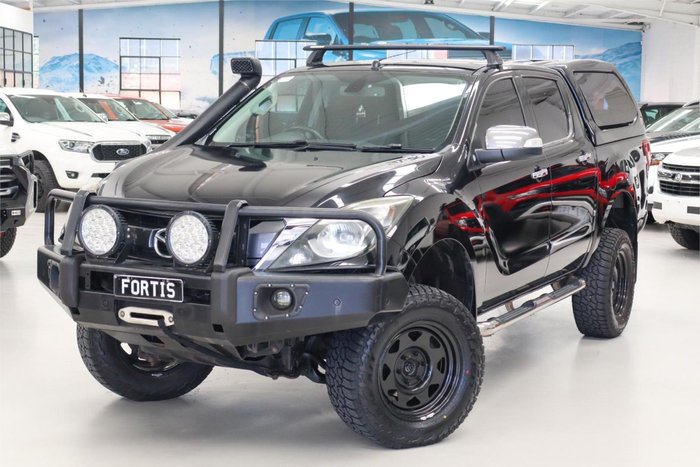 2017 Mazda BT-50 GT UR 4X4 Dual Range Jet Black