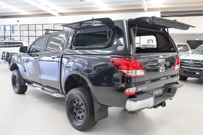 2017 Mazda BT-50 GT UR 4X4 Dual Range Jet Black