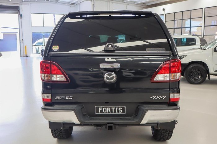 2017 Mazda BT-50 GT UR 4X4 Dual Range Jet Black