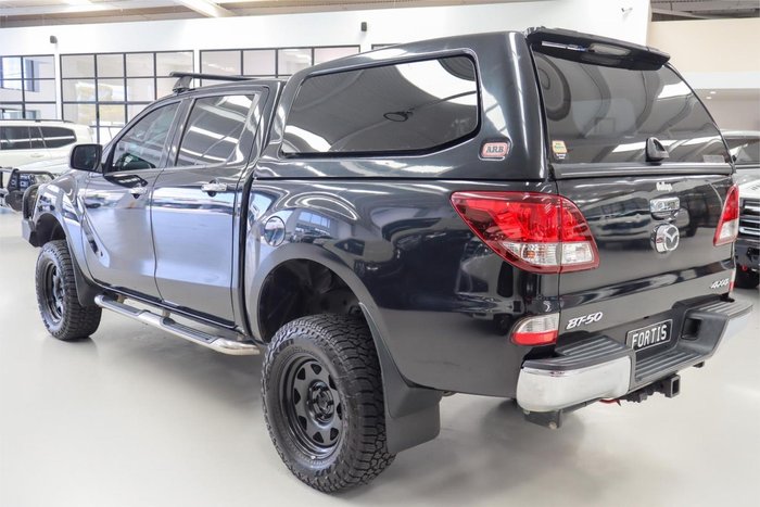 2017 Mazda BT-50 GT UR 4X4 Dual Range Jet Black