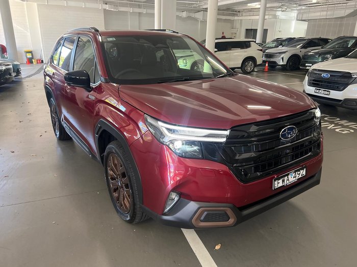 2025 Subaru Forester Hybrid Sport S6 MY26 AWD Crimson Red