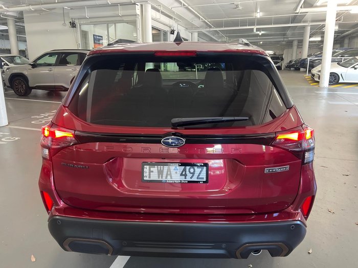 2025 Subaru Forester Hybrid Sport S6 MY26 AWD Crimson Red
