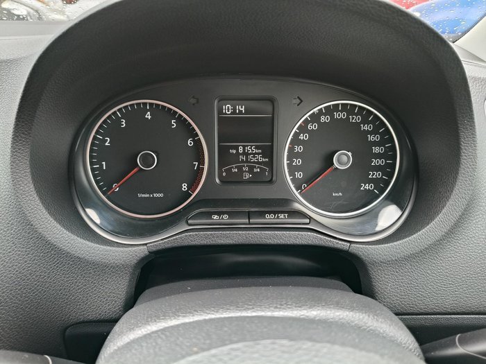 2014 Volkswagen Polo 77TSI Comfortline 6R MY14 Blue