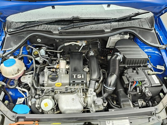 2014 Volkswagen Polo 77TSI Comfortline 6R MY14 Blue