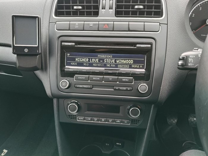 2014 Volkswagen Polo 77TSI Comfortline 6R MY14 Blue