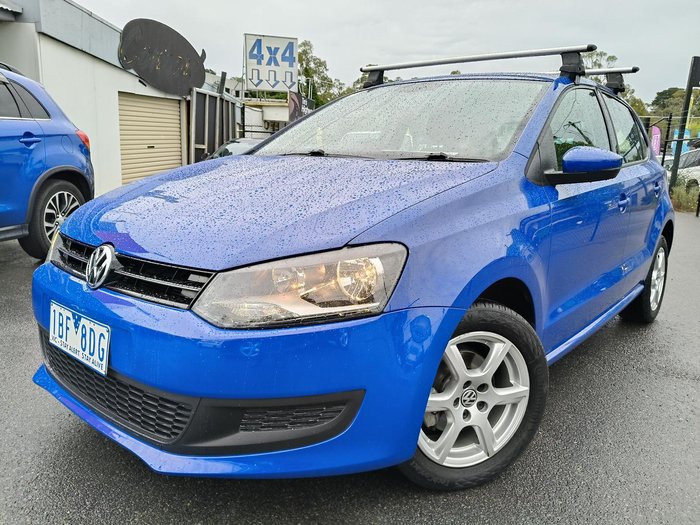 2014 Volkswagen Polo 77TSI Comfortline 6R MY14 Blue
