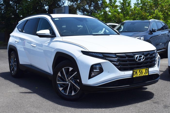 2022 Hyundai Tucson Elite NX4.V1 MY22 AWD White Cream