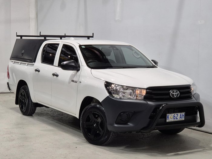 2021 Toyota Hilux Workmate TGN121R 4x2 Glacier White