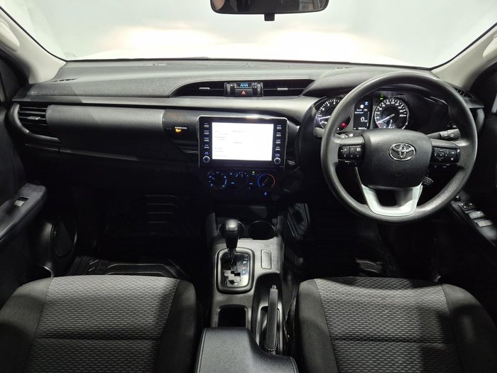 2021 Toyota Hilux Workmate TGN121R 4x2 Glacier White