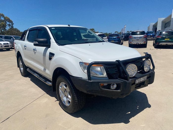 2014 Ford Ranger XLT PX 4X4 Dual Range Cool White