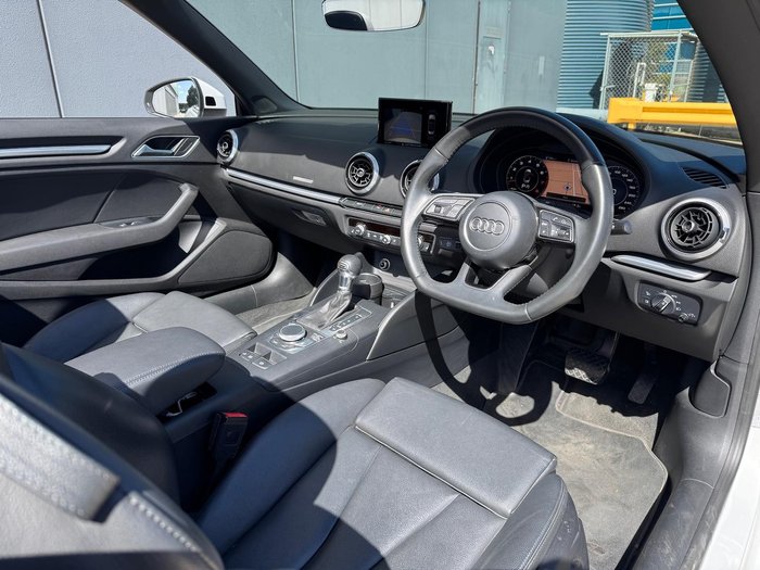 2017 Audi A3 8V MY18 Glacier White