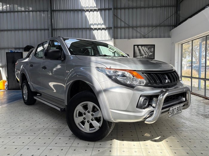 2016 Mitsubishi Triton GLX+ MQ MY17 4X4 Dual Range Sterling Silver