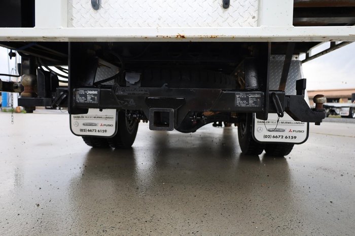 2022 Isuzu N Series NPS75-155 4X4 Dropside Tray with Crane White