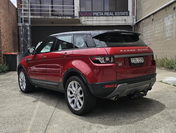 2013 Land Rover Range Rover Evoque TD4 Pure L538 MY13 4X4 Constant Firenze Red