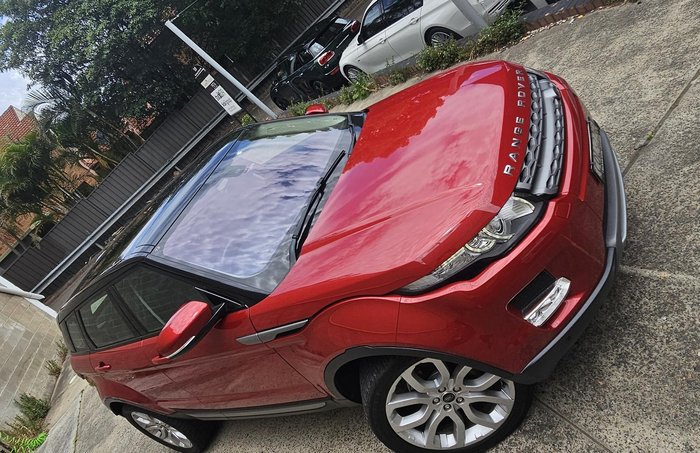 2013 Land Rover Range Rover Evoque TD4 Pure L538 MY13 4X4 Constant Firenze Red