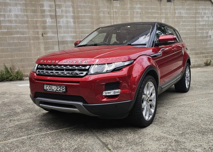 2013 Land Rover Range Rover Evoque TD4 Pure L538 MY13 4X4 Constant Firenze Red