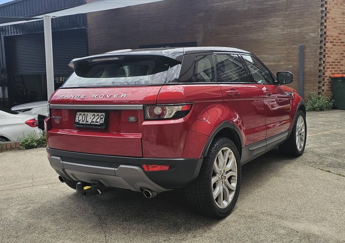 2013 Land Rover Range Rover Evoque TD4 Pure L538 MY13 4X4 Constant Firenze Red