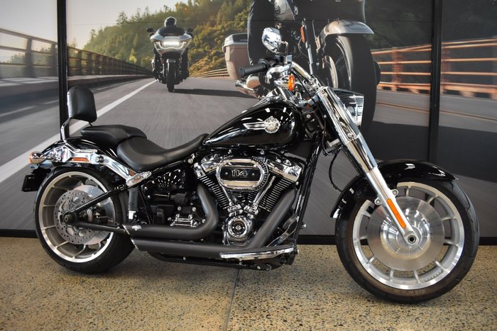 2022 Harley-davidson FLFBS FAT BOY S (114) VIVID BLACK