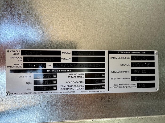 2025 Olympic Marathon 21' Family Van