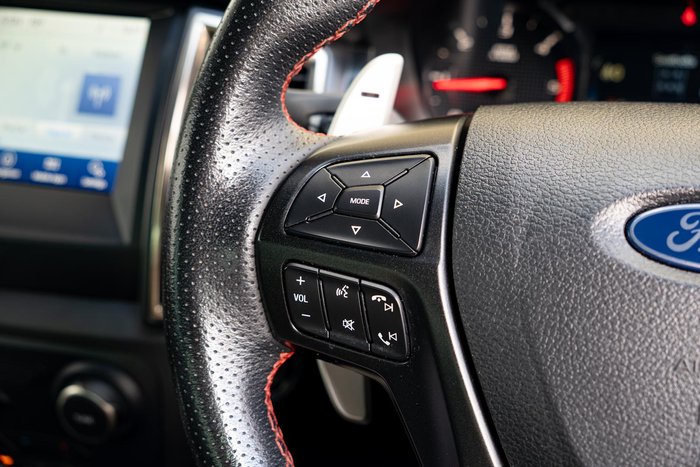 2021 Ford Ranger Raptor PX MkIII MY21.25 4X4 Dual Range Shadow Black