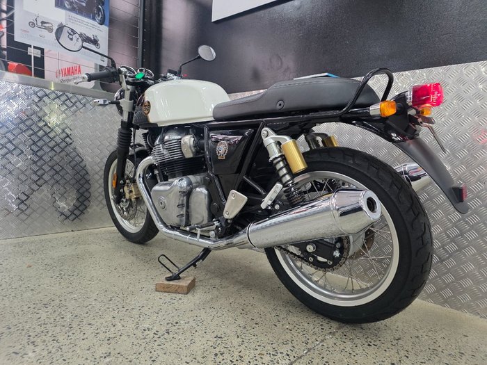 2022 ROYAL ENFIELD (SEE ALSO ENFIEL CONTINENTAL GT 650 E5 CUSTOM WHITE
