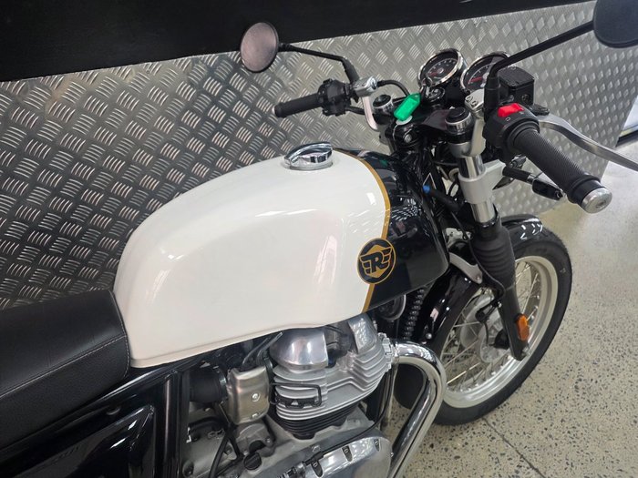 2022 ROYAL ENFIELD (SEE ALSO ENFIEL CONTINENTAL GT 650 E5 CUSTOM WHITE