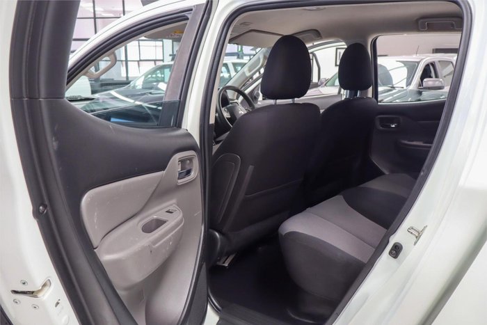 2018 Mitsubishi Triton GLX+ MQ MY18 4X4 Dual Range White