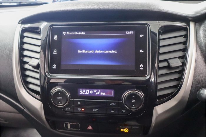 2018 Mitsubishi Triton GLX+ MQ MY18 4X4 Dual Range White