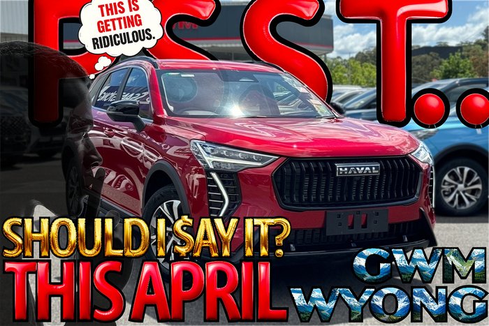 2025 GWM Haval Jolion Lux A01 Mars Red (1Y01)