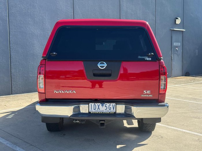 2014 Nissan Navara Silverline SE D40 Series 9 4X4 Dual Range Burning Red