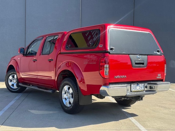 2014 Nissan Navara Silverline SE D40 Series 9 4X4 Dual Range Burning Red
