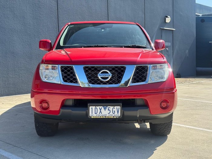 2014 Nissan Navara Silverline SE D40 Series 9 4X4 Dual Range Burning Red
