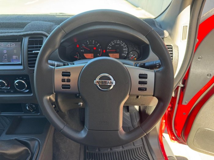 2014 Nissan Navara Silverline SE D40 Series 9 4X4 Dual Range Burning Red