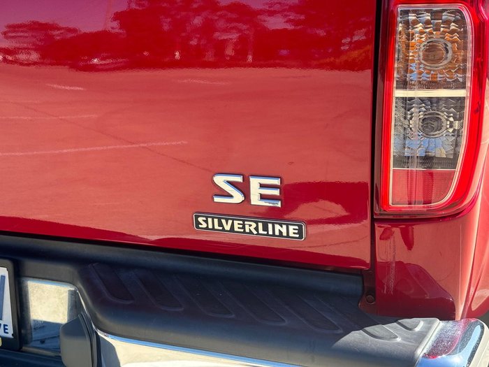 2014 Nissan Navara Silverline SE D40 Series 9 4X4 Dual Range Burning Red