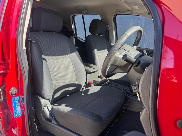 2014 Nissan Navara Silverline SE D40 Series 9 4X4 Dual Range Burning Red