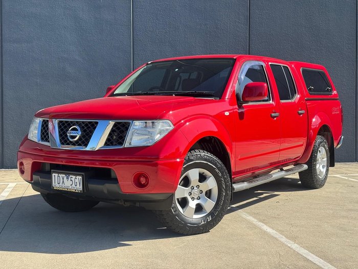 2014 Nissan Navara Silverline SE D40 Series 9 4X4 Dual Range Burning Red