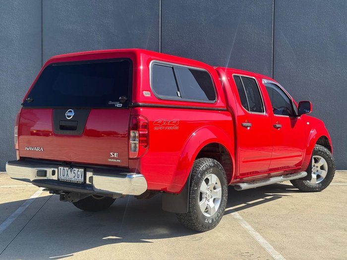 2014 Nissan Navara Silverline SE D40 Series 9 4X4 Dual Range Burning Red