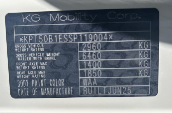 2025 KGM Rexton Advance