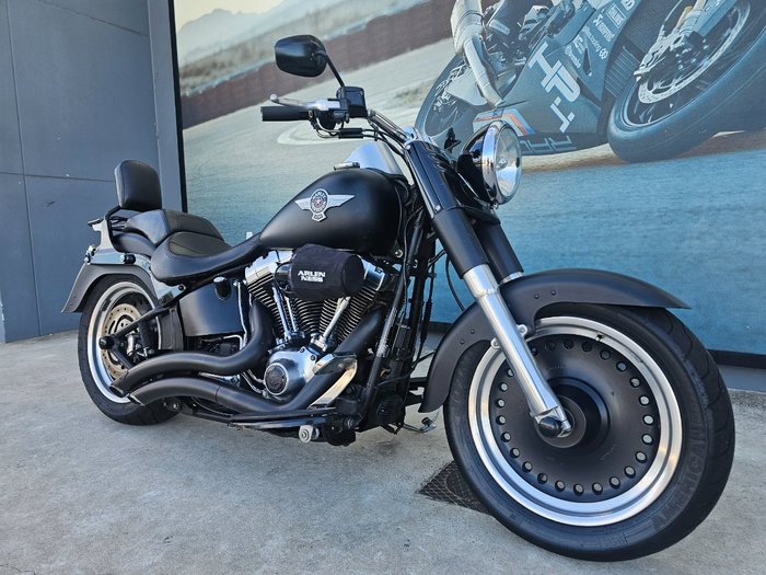 2011 HARLEY-DAVIDSON FLSTFB FAT BOY LO Black