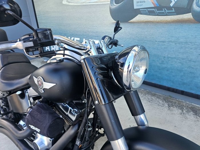 2011 HARLEY-DAVIDSON FLSTFB FAT BOY LO Black