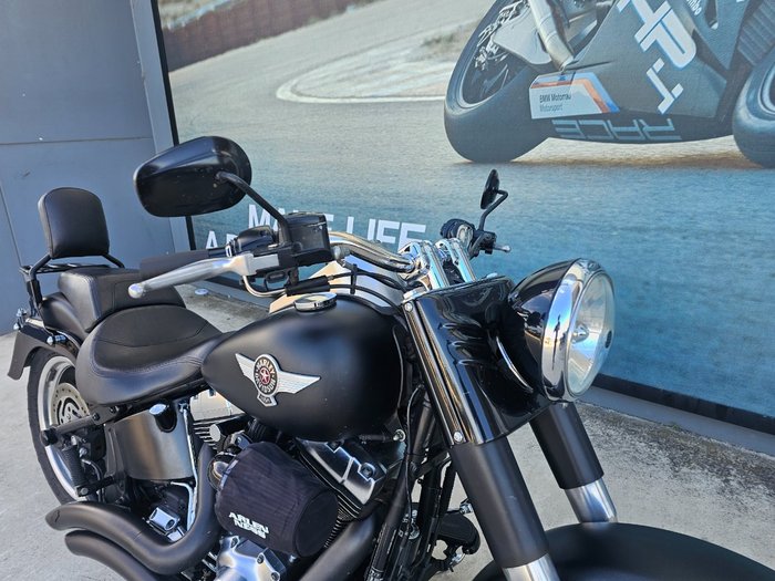 2011 HARLEY-DAVIDSON FLSTFB FAT BOY LO Black