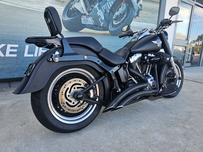 2011 HARLEY-DAVIDSON FLSTFB FAT BOY LO Black